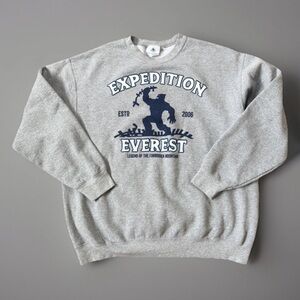 Gray 'Expedition Everest' Graphic Crewneck Sweatshirt